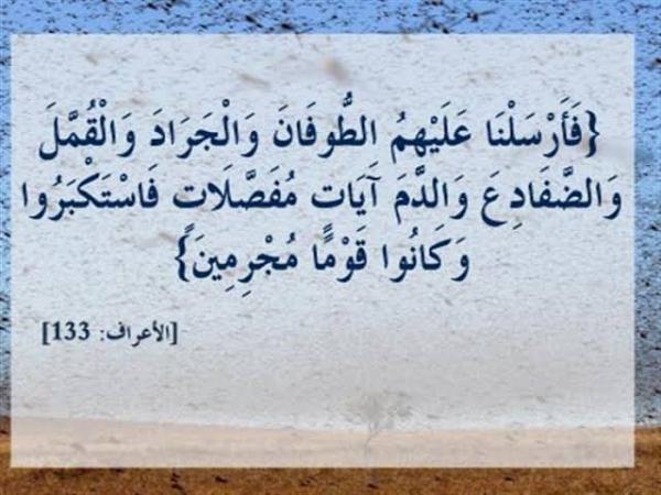 ما معنى “القُمل” في قوله تعالى: “فَأَرْسَلْنَا عَلَيْهِمُ الطُّوفَانَ وَالْجَرَادَ وَالْقُمَّلَ” ؟